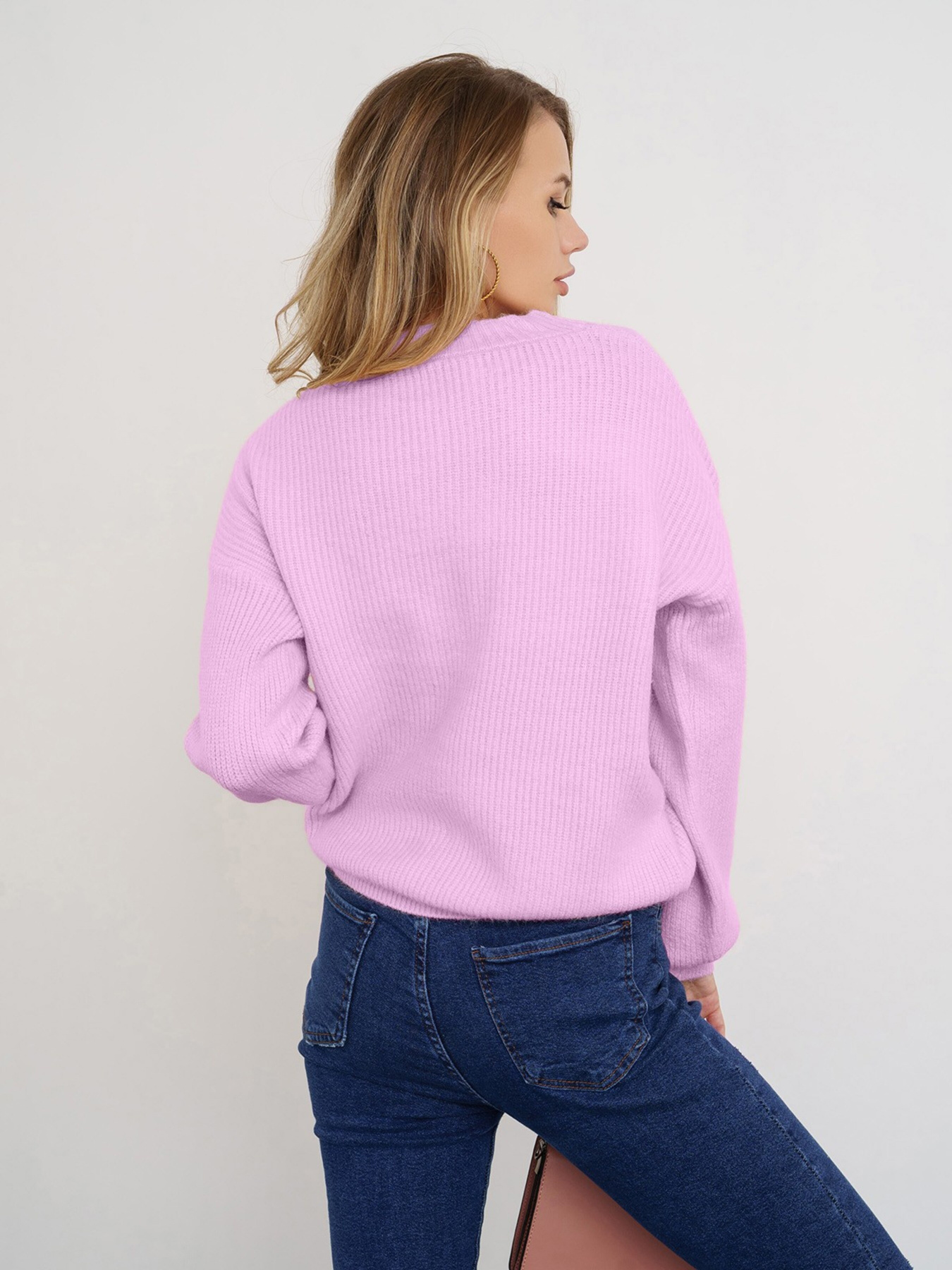 Свитры и кардиганы ISSA Plus модель WN20-324_lilac Фото