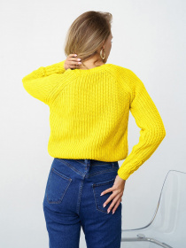 Свитры и кардиганы ISSA Plus модель WN20-334_yellow Фото