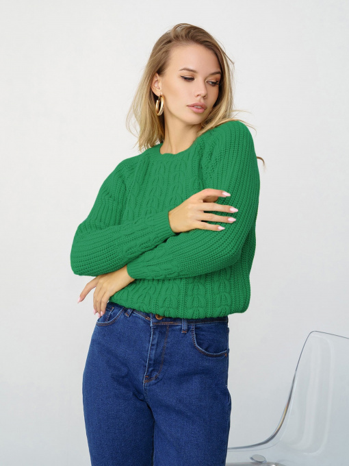 Свитры и кардиганы ISSA Plus модель WN20-334_green Фото