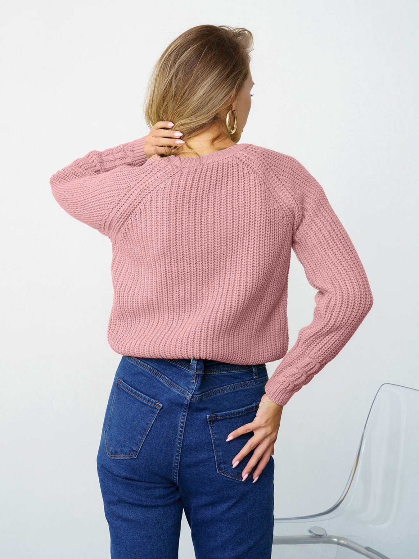 Свитры и кардиганы ISSA Plus модель WN20-334_darkpink Фото