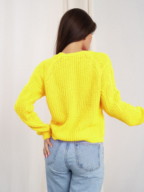 Свитры и кардиганы ISSA Plus модель WN20-336_yellow Фото