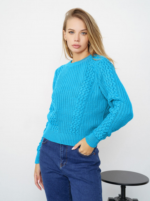 Свитры и кардиганы ISSA Plus модель WN20-337_blue Фото
