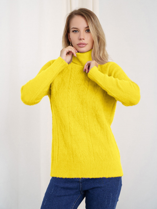 Свитры и кардиганы ISSA Plus модель WN20-344_mustard Фото