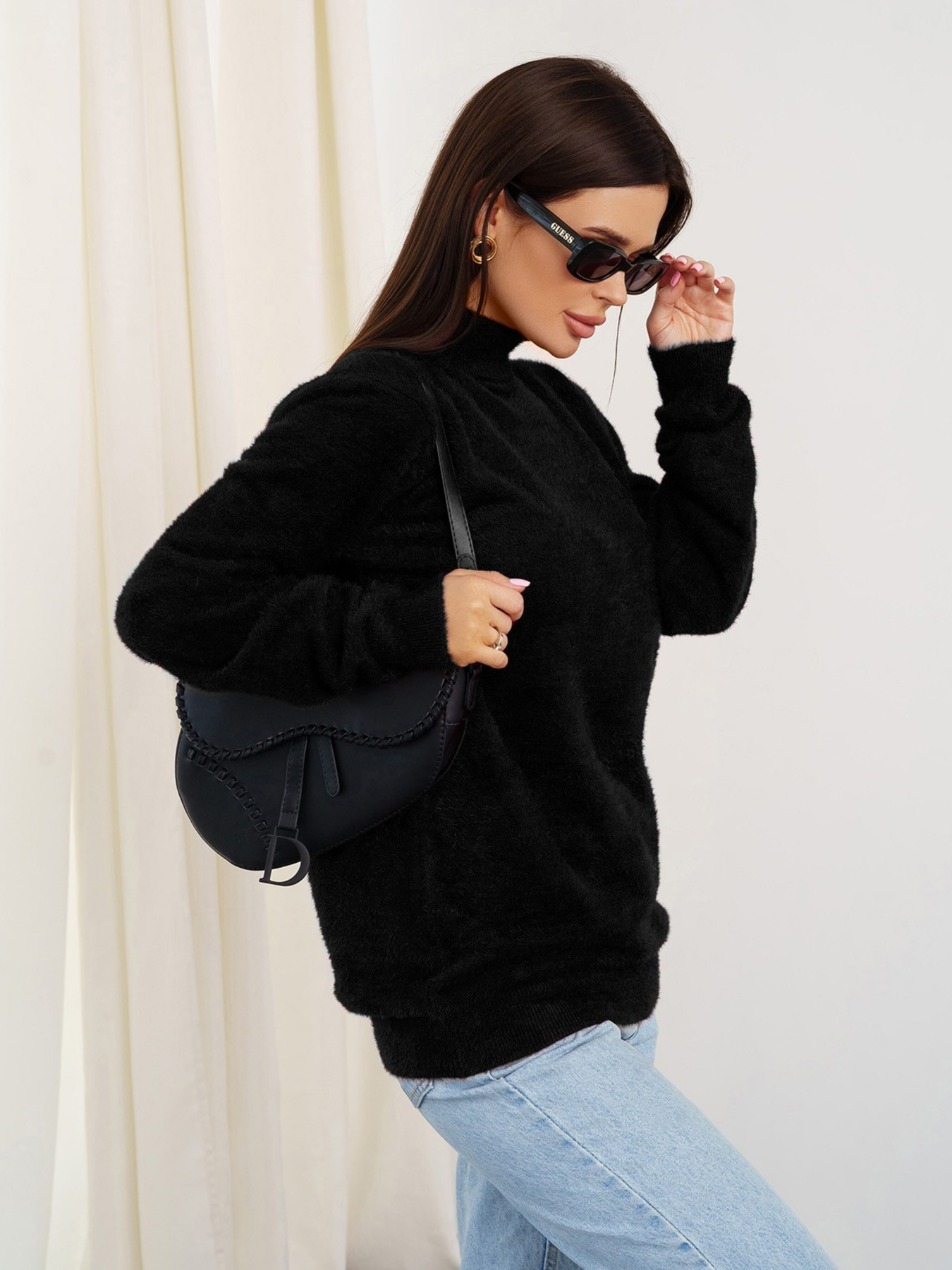 Свитры и кардиганы ISSA Plus модель WN20-347_black Фото
