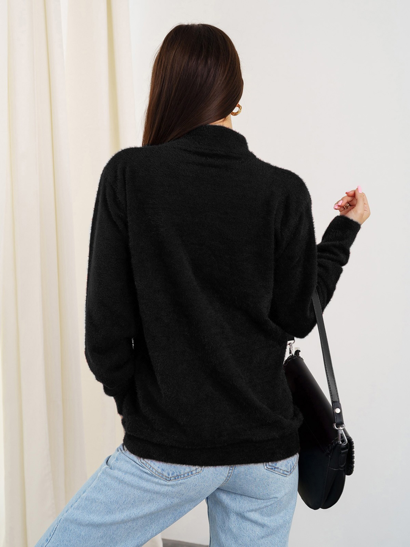 Свитры и кардиганы ISSA Plus модель WN20-347_black Фото