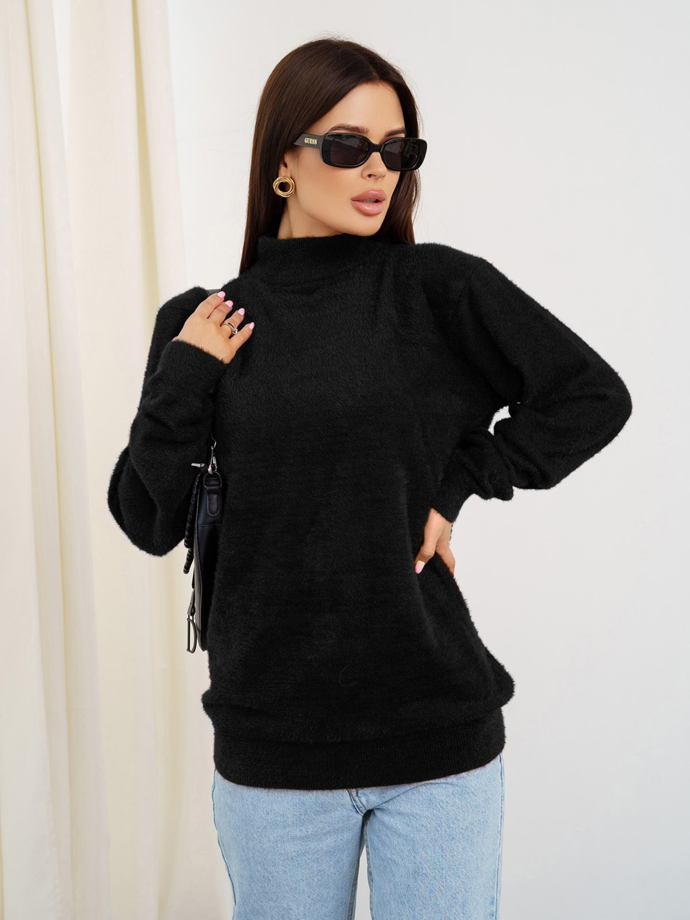 Свитры и кардиганы ISSA Plus модель WN20-347_black Фото