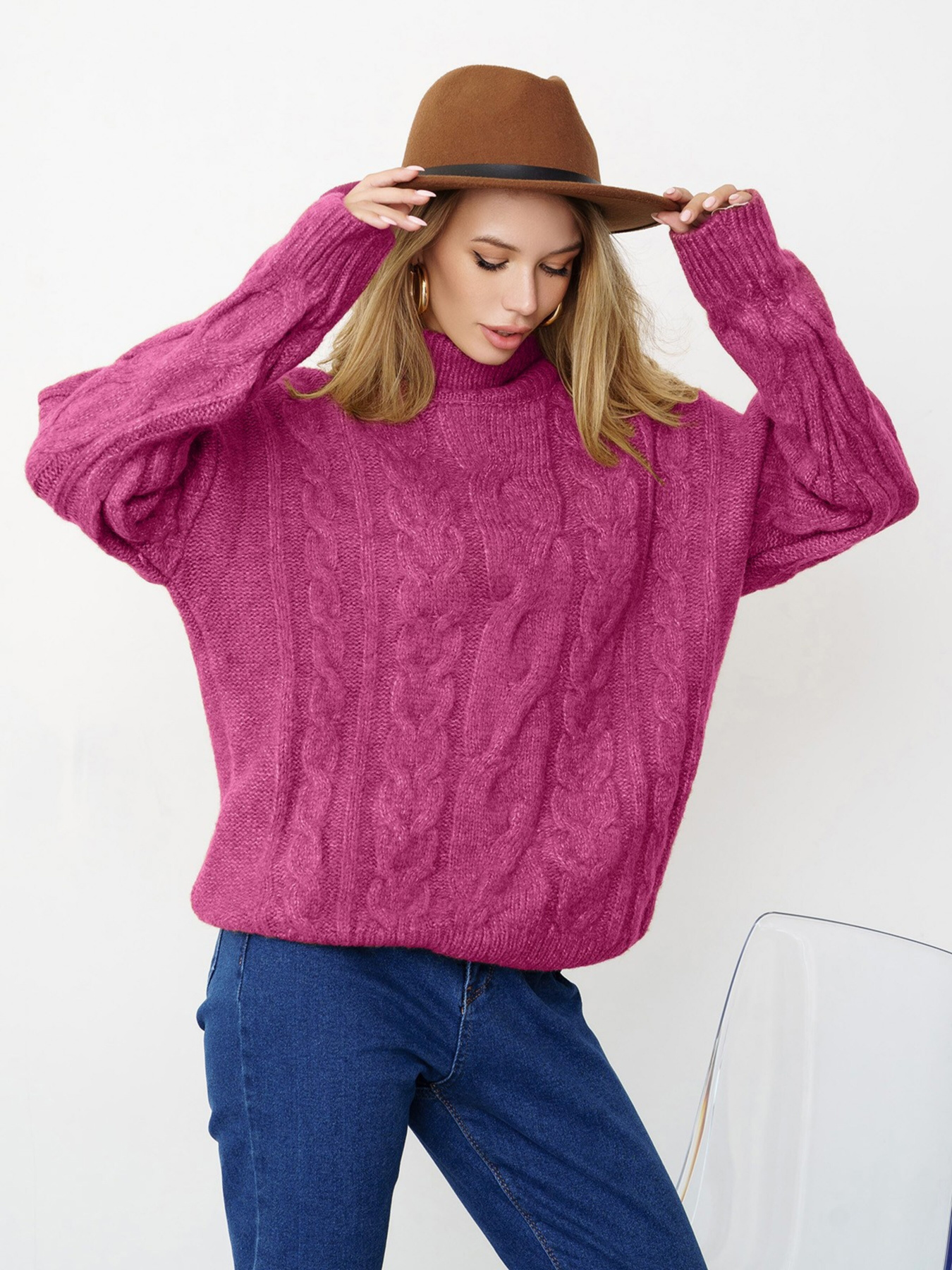 Светри та кардигани ISSA Plus модель WN20-348_purple Фото