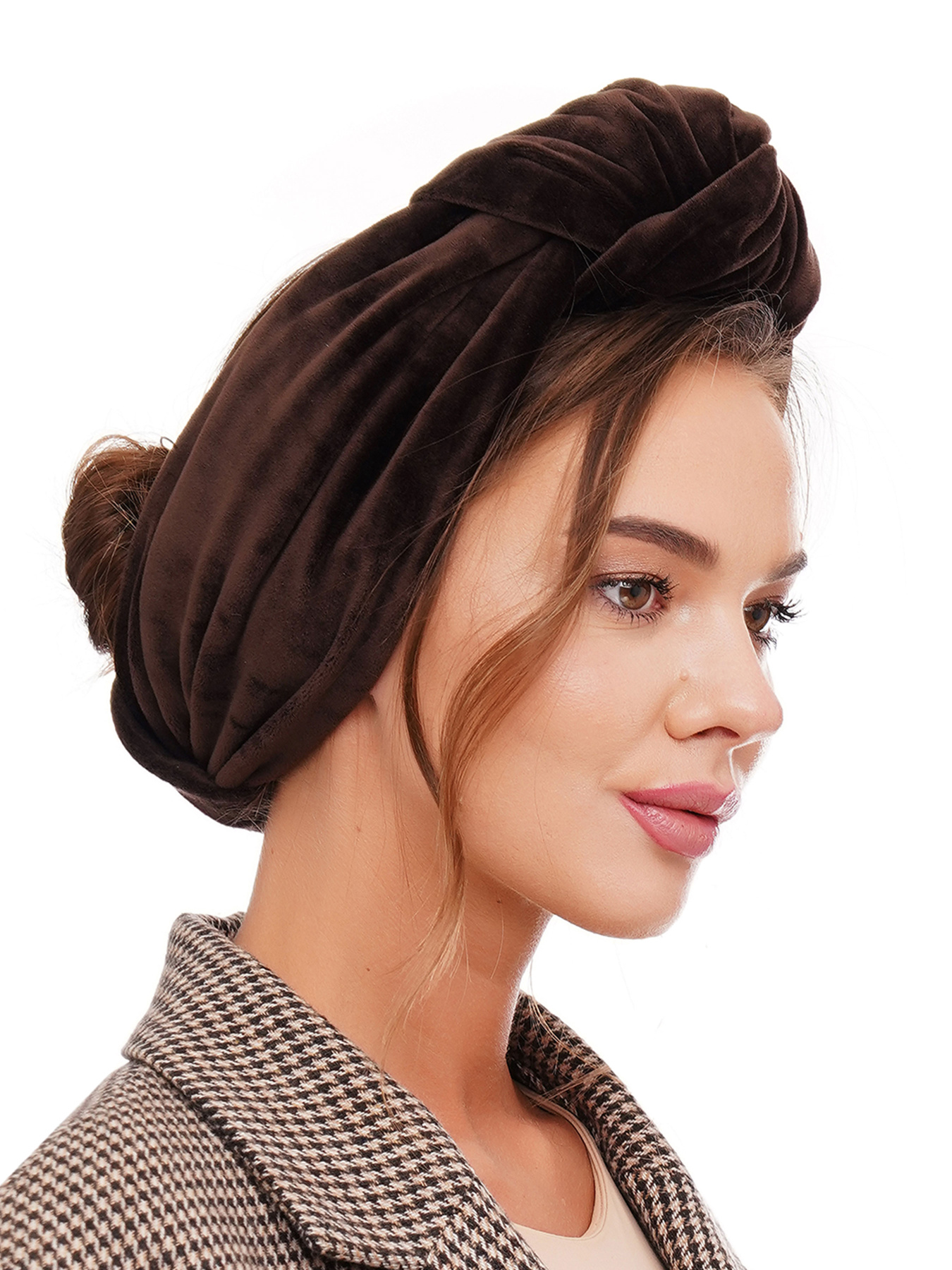 Оксамитовий тюрбан, пов'язка MyScarf модель tb_002 Фото