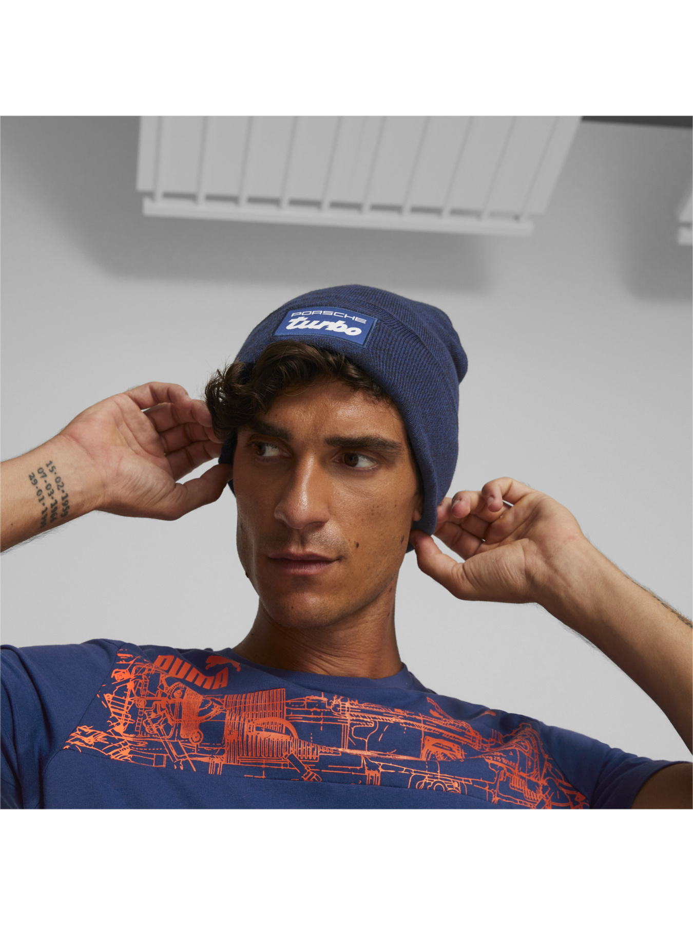 Шапки та кепки PUMA Porsche Classic Cuff Beanie модель 024013 Фото