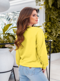 Худі та світшоти ISSA Plus модель 11680_yellow Фото
