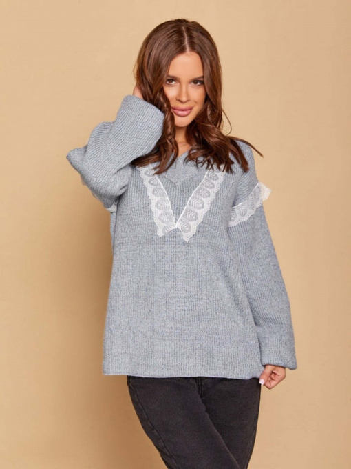 Светри та кардигани ISSA Plus модель WN20-178_grey Фото