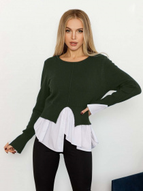 Светри та кардигани ISSA Plus модель WN20-215_khaki Фото