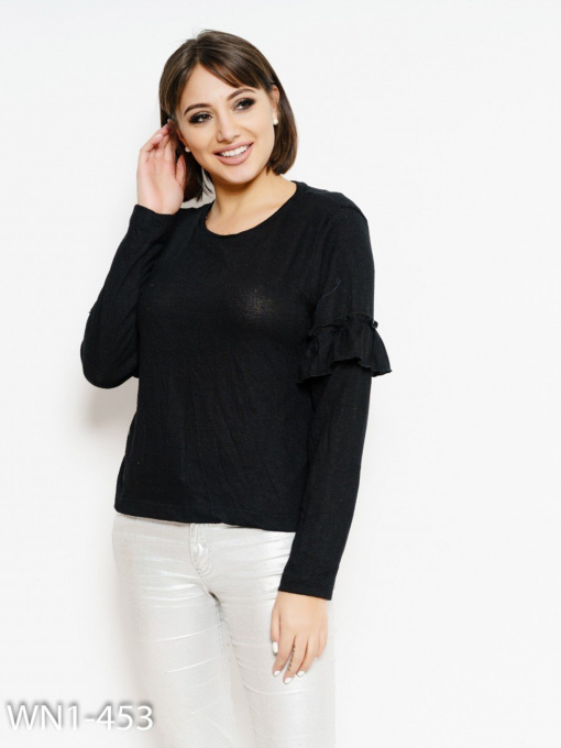 Свитры и кардиганы ISSA Plus модель WN1-453_black Фото