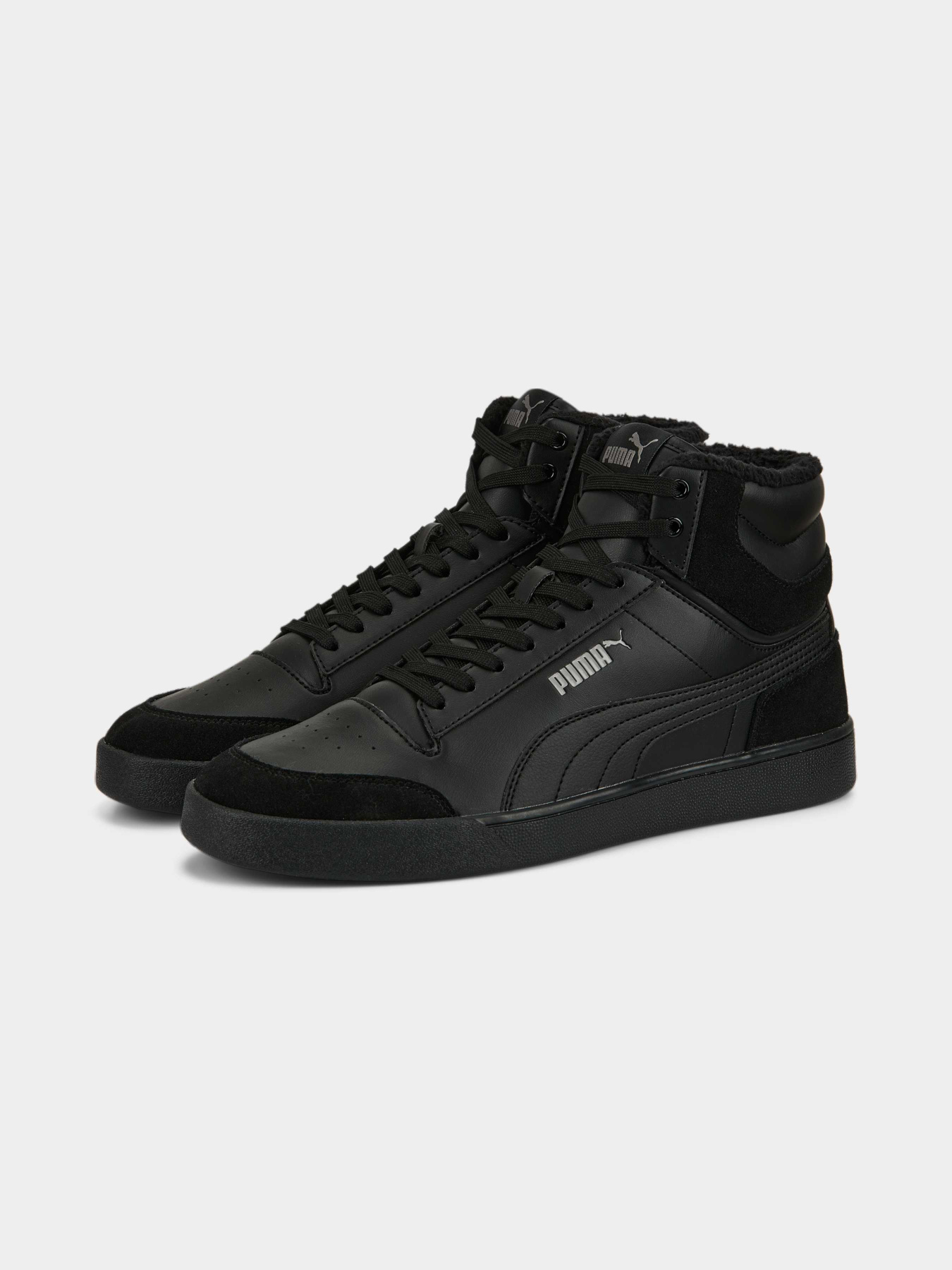 Кеди PUMA Shuffle Mid Fur модель 387609 Фото