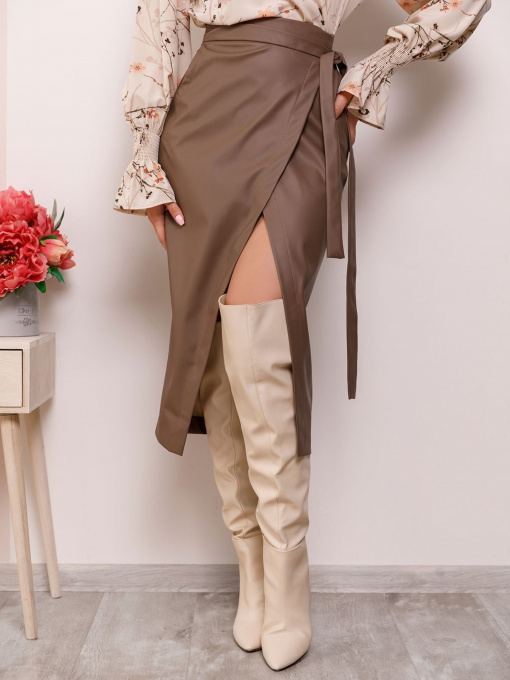 Спідниці ISSA Plus модель 11278_beige Фото
