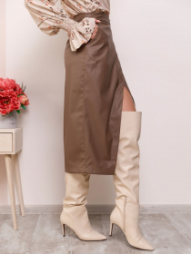 Юбки ISSA Plus модель 11278_beige Фото