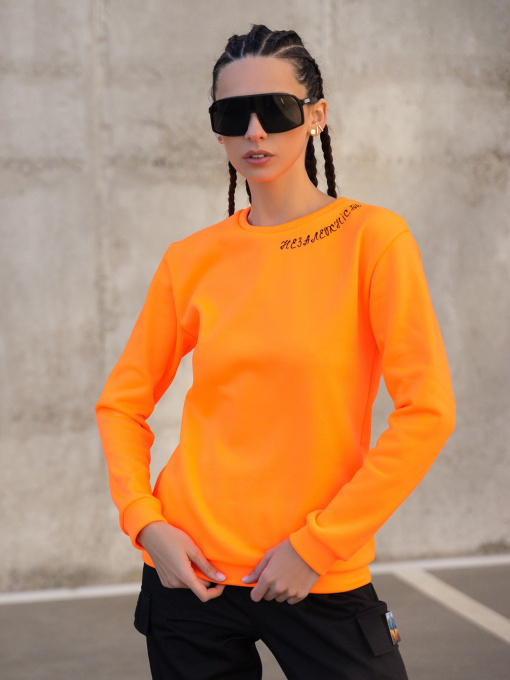 Худи и свитшоты ISSA Plus модель 13599_orange Фото