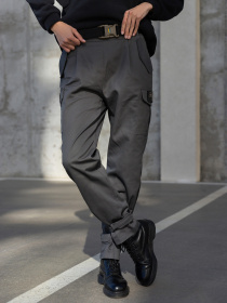 Брюки ISSA Plus модель 13596_grey Фото