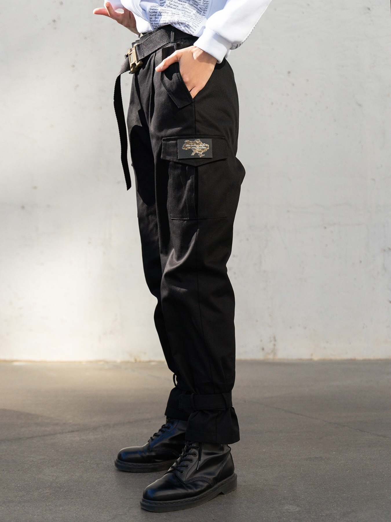 Брюки ISSA Plus модель 13596_black Фото