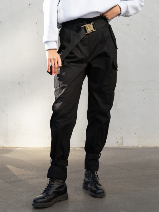 Брюки ISSA Plus модель 13596_black Фото