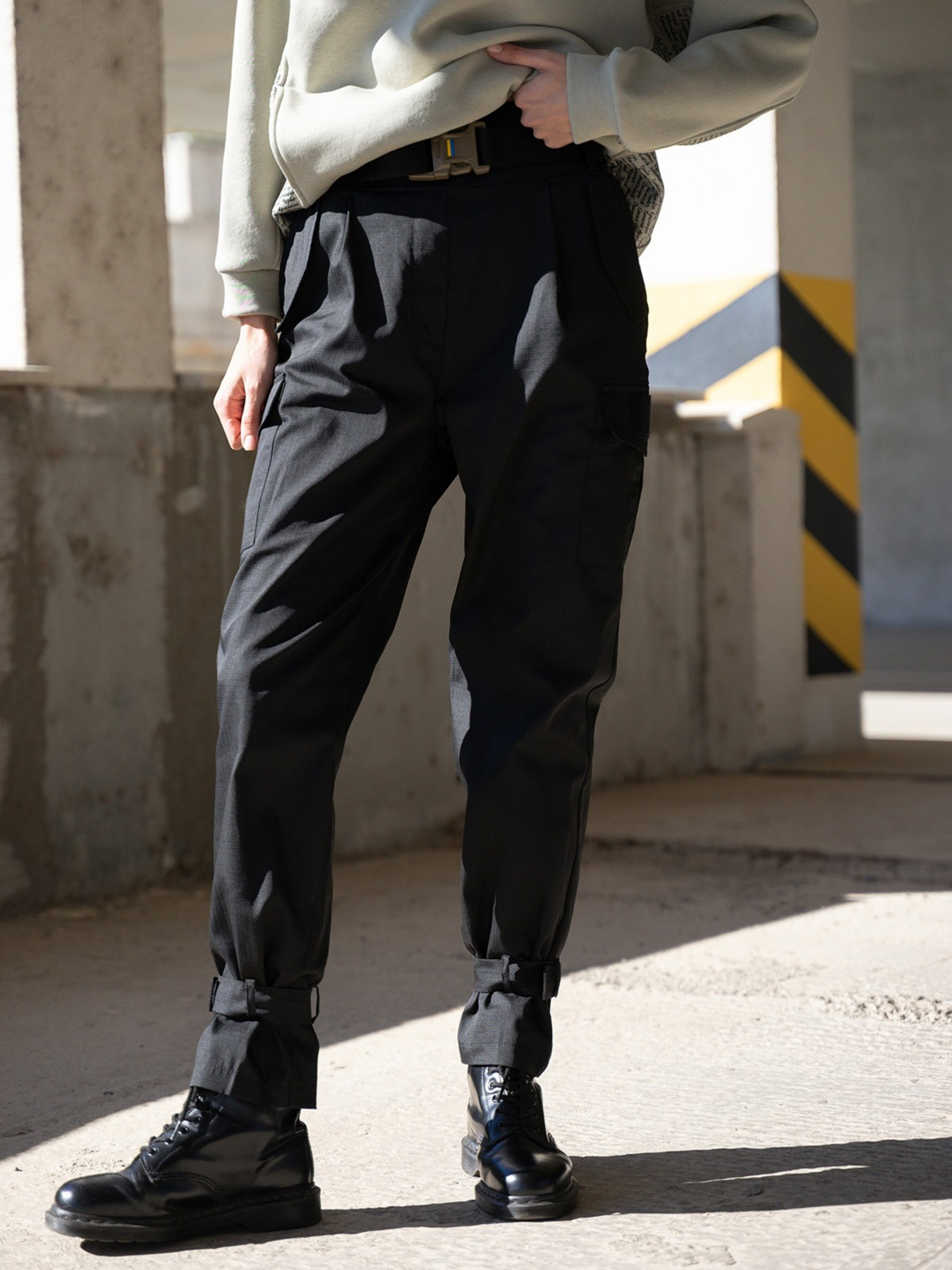 Брюки ISSA Plus модель 13598_black Брюки ISSA Plus модель 13598_black Фото