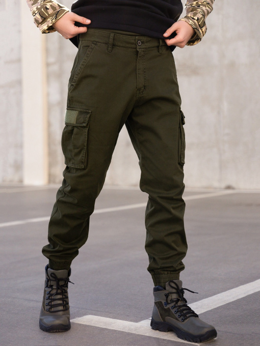 Штани ISSA Plus модель GN-474_khaki Фото