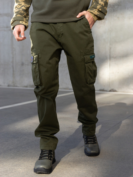 Штани ISSA Plus модель GN-475_khaki Фото