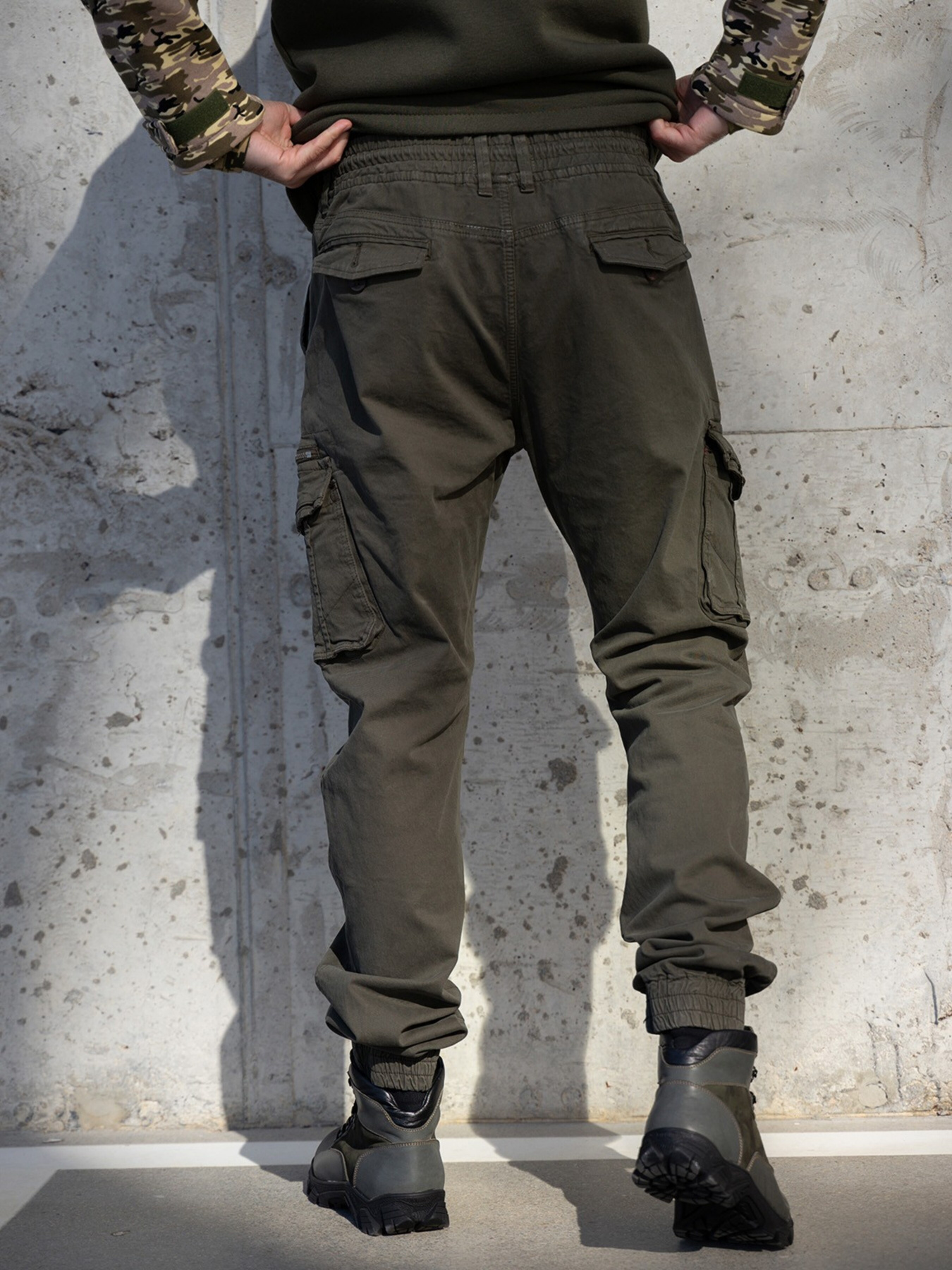 Штани ISSA Plus модель GN-478_khaki Фото