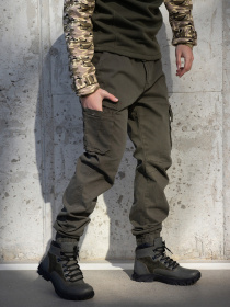 Штани ISSA Plus модель GN-478_khaki Фото