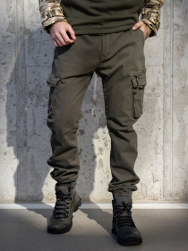 Штани ISSA Plus модель GN-478_khaki Фото