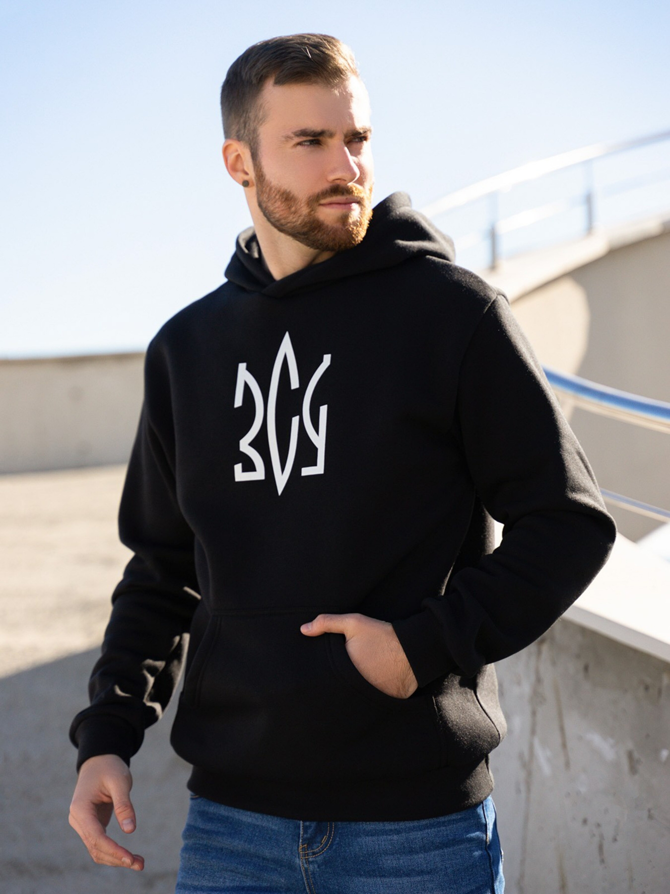 Худі та світшоти ISSA Plus модель GN-495_black Фото