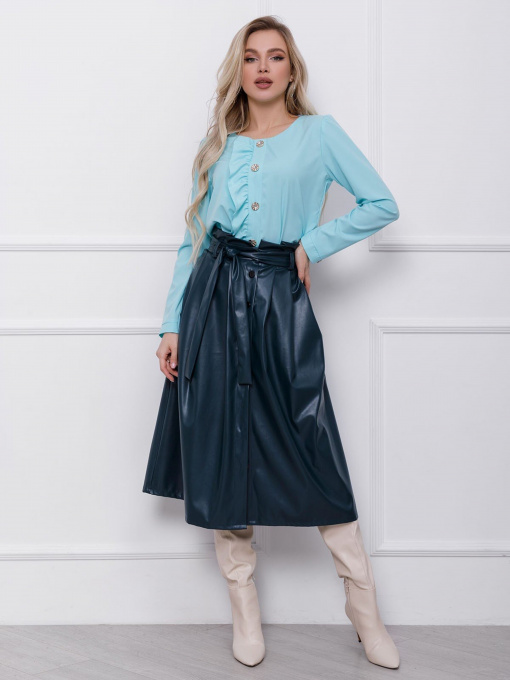 Рубашки ISSA Plus модель SA-136_blue Фото