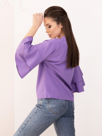 Рубашки ISSA Plus модель SA-153_purple Фото