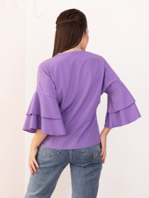 Рубашки ISSA Plus модель SA-153_purple Фото