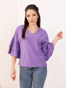 Рубашки ISSA Plus модель SA-153_purple Фото
