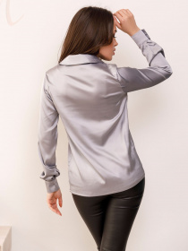 Сорочки ISSA Plus модель SA-154_grey Фото