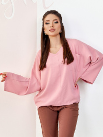 Рубашки ISSA Plus модель SA-176_pink Фото