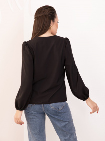 Рубашки ISSA Plus модель SA-187_black Фото