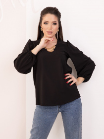 Рубашки ISSA Plus модель SA-187_black Фото