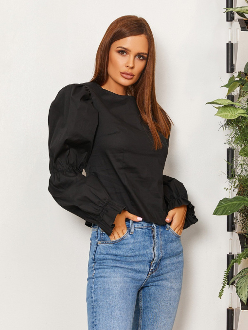 Рубашки ISSA Plus модель SA-279_black Фото
