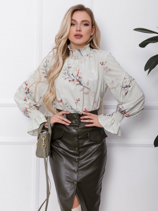 Рубашки ISSA Plus модель SA-34_lightgreen Фото
