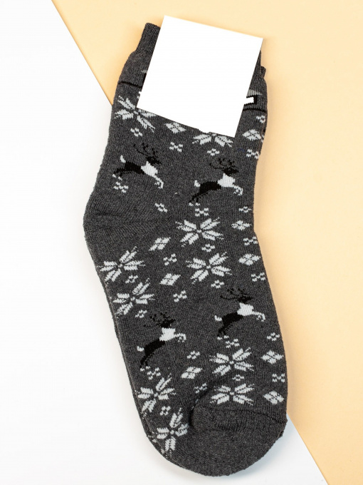 Носки и гольфы ISSA Plus модель NS-152_darkgray Фото