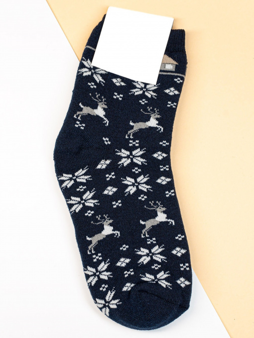 Шкарпетки та гольфи ISSA Plus модель NS-152_darkblue Фото