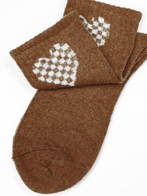 Шкарпетки та гольфи ISSA Plus модель NS-160_brown Фото