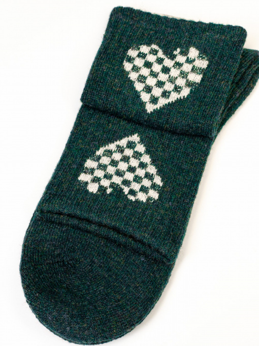 Шкарпетки та гольфи ISSA Plus модель NS-160_darkgreen Фото