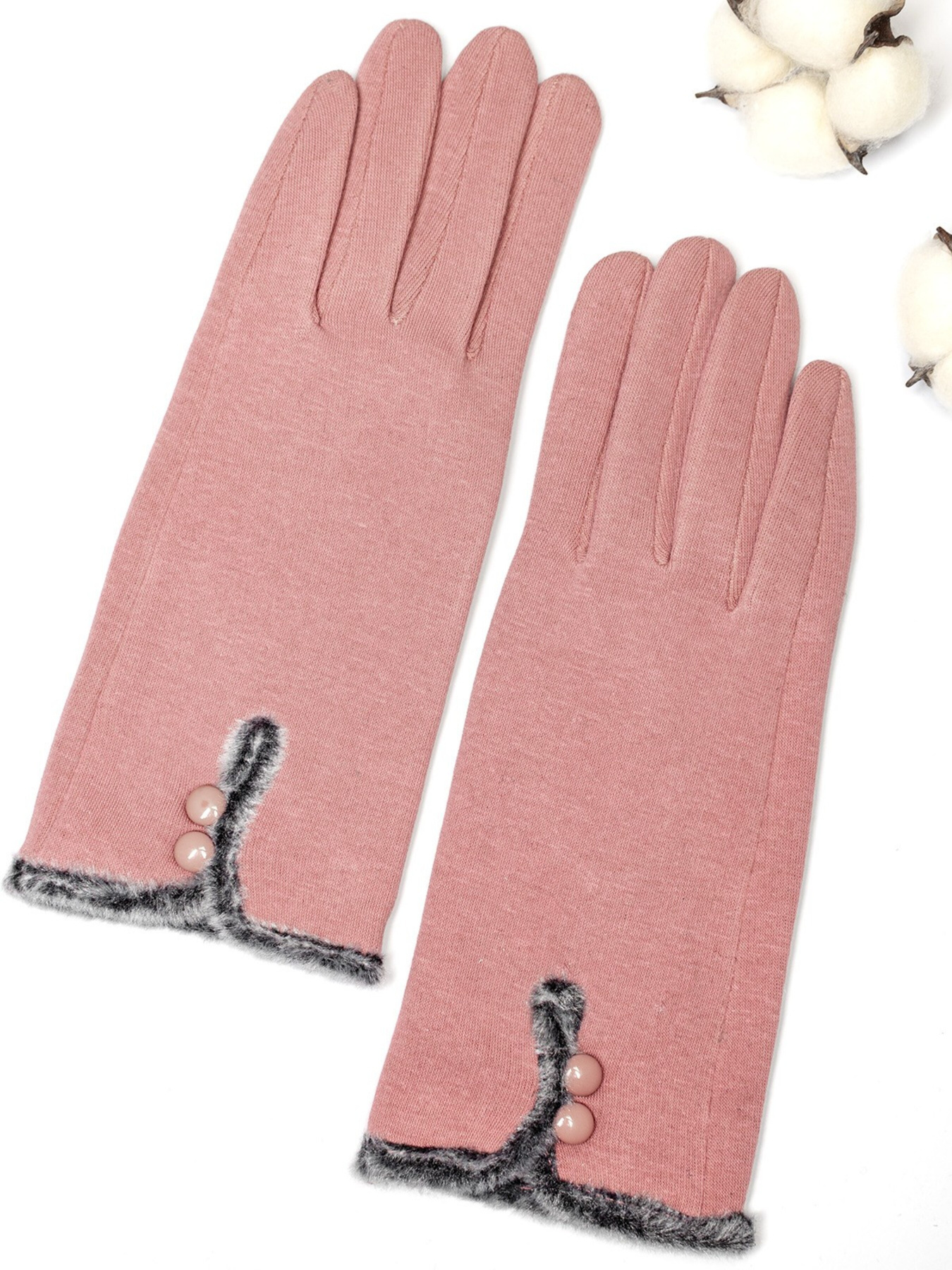 Перчатки и варежки ISSA Plus модель PE-05_pink Фото