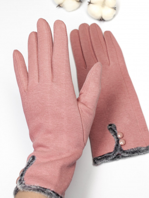 Рукавиці та рукавички ISSA Plus модель PE-05_pink Фото