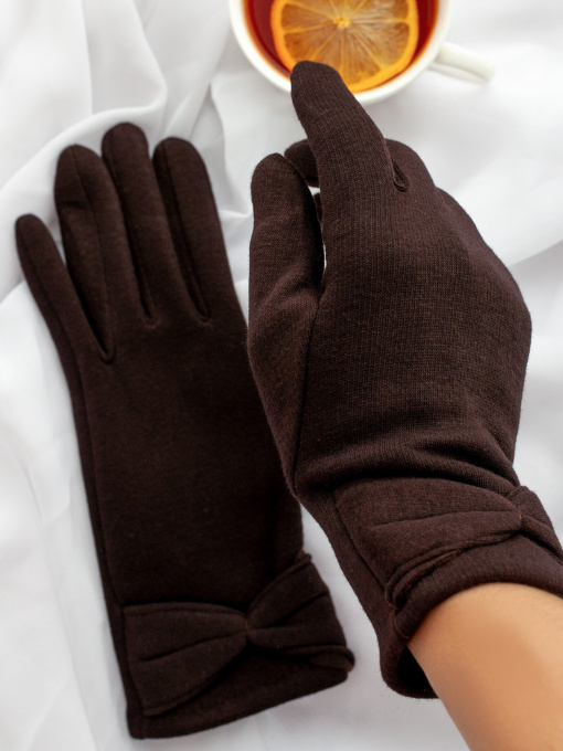 Рукавиці та рукавички ISSA Plus модель PE-18_darkbrown Фото