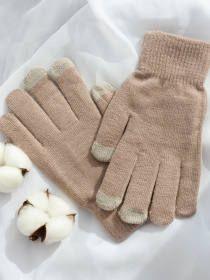 Перчатки и варежки ISSA Plus модель PE-21_beige Фото