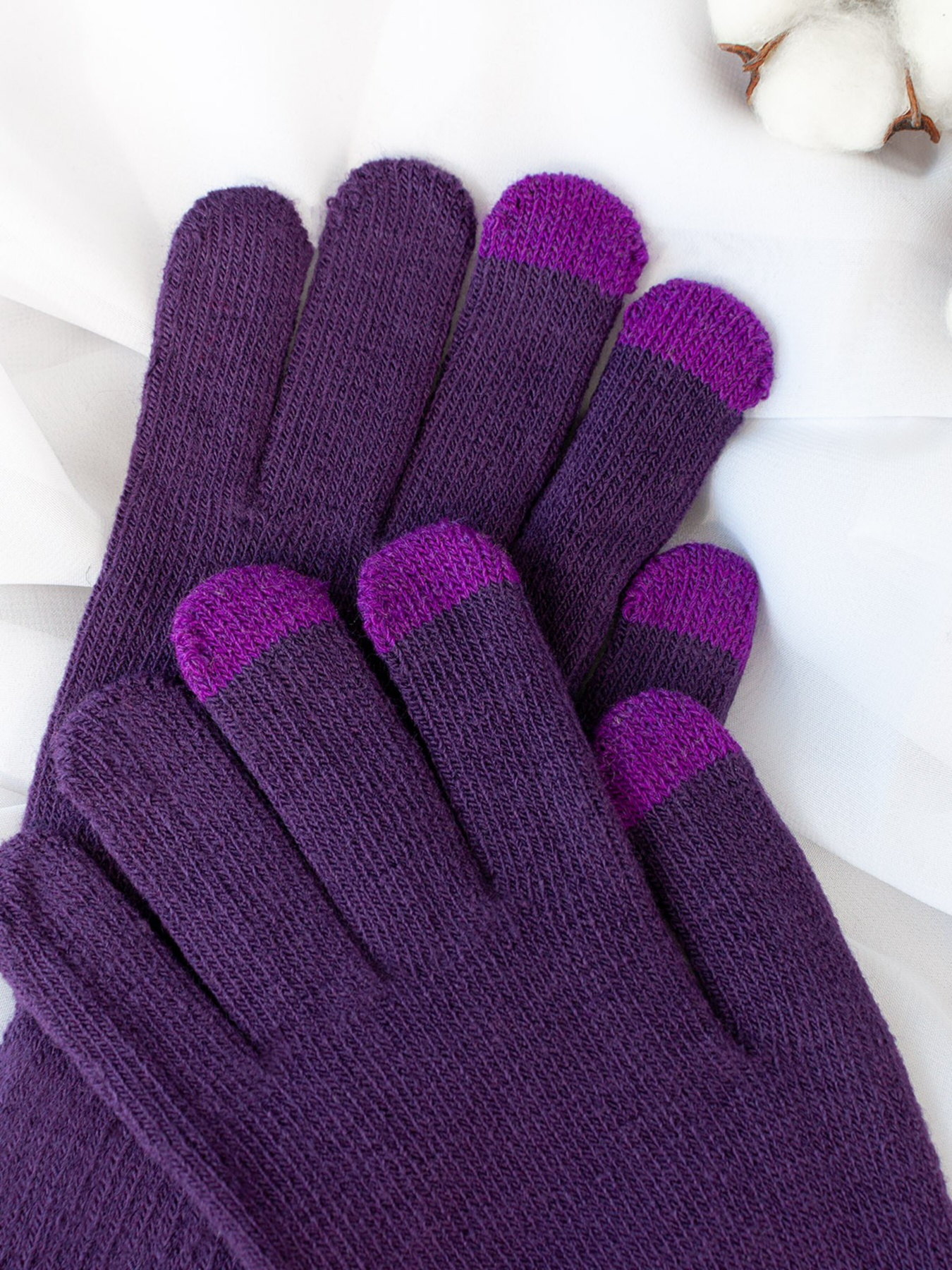 Перчатки и варежки ISSA Plus модель PE-21_purple Фото